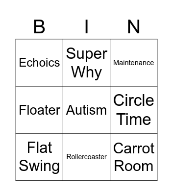 ACT BINGO Card