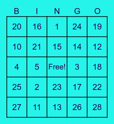 Team Icebreaker Bingo Card