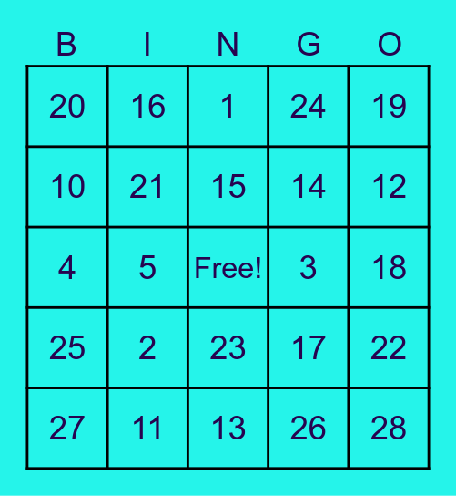 Team Icebreaker Bingo Card