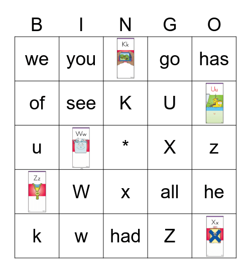 4.2.21 ELA Bingo Card