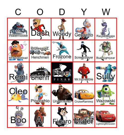 HAPPY BIRTHDAY CODY! Bingo Card