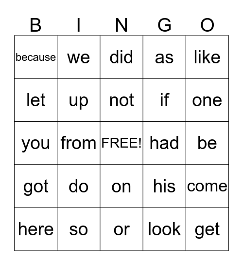 Valentine's Day Bingo Card