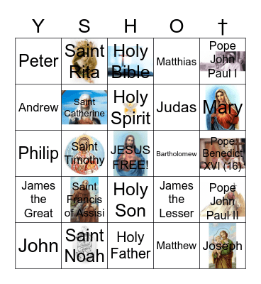 Easter Bingo Card