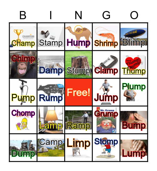 MP Bingo Card