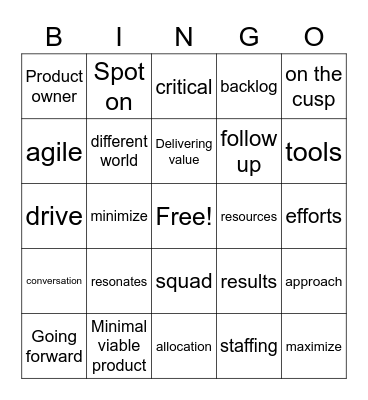 brad bingo Card