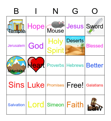 April 4, 2021 Bingo Card