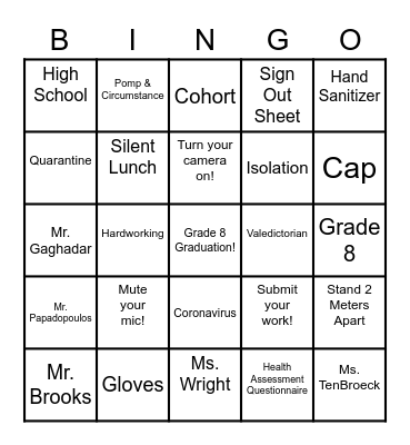 TWO YEARS @ EARL GREY Bingo Card