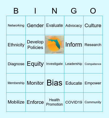 NPHW Scavenger Bingo Card