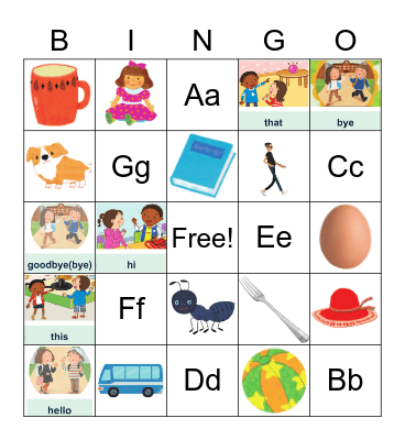 3rd Grade Story Time 1 Bingo Card