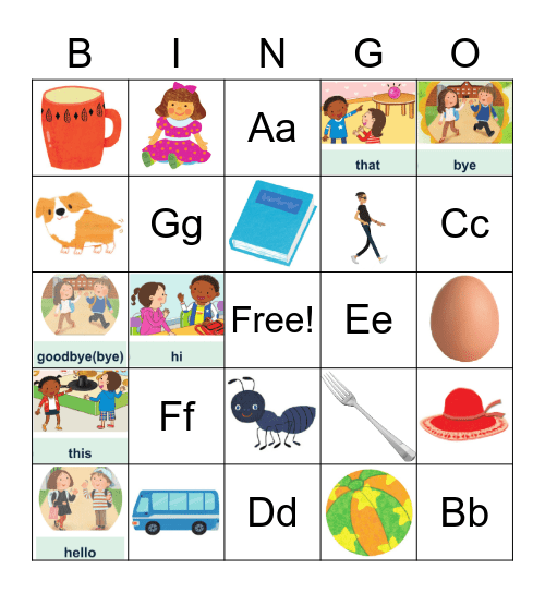 3rd Grade Story Time 1 Bingo Card