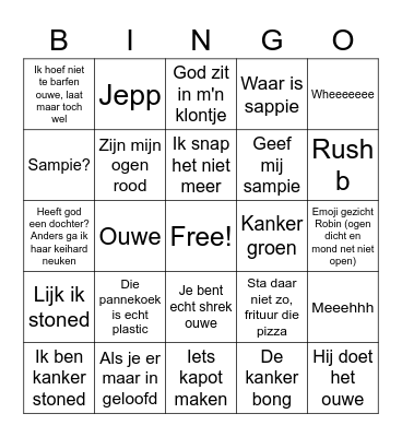 Skaf bingo Card