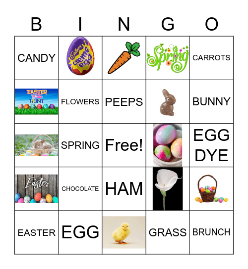 EASTER BINGO Card