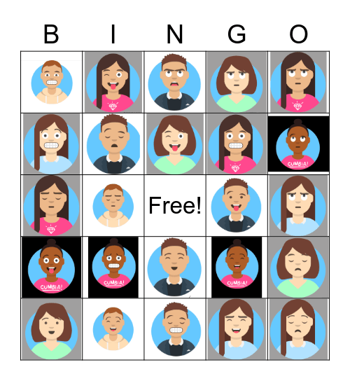 SOARS Emotions Bingo Card