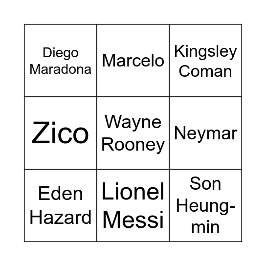BINGO! Bingo Card
