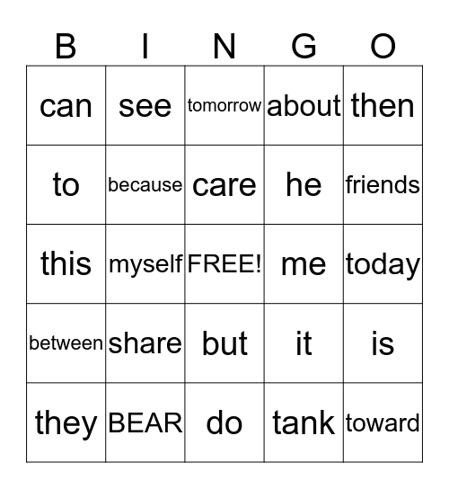 Feb 12 - Feb 26 Bingo Card