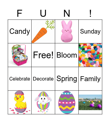 Easter Bingo Card