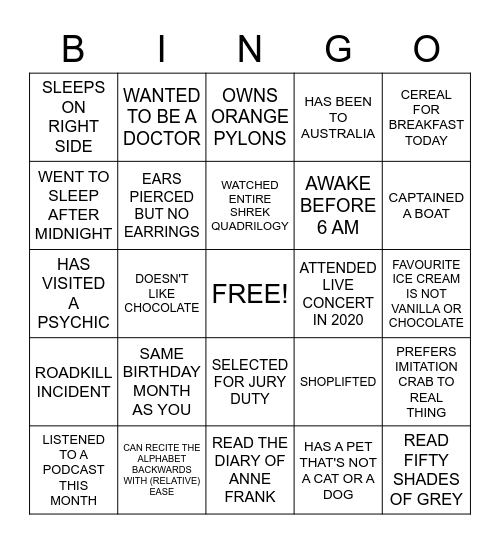 YOU WILL HAVE FUN AT WORK BINGO Card