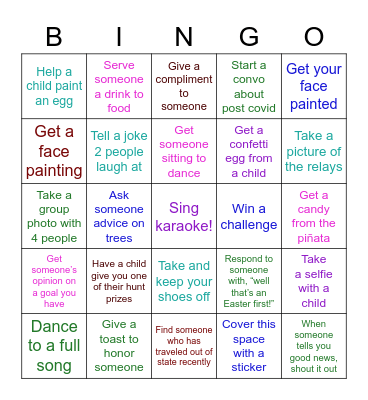 Easter!! Bingo Card