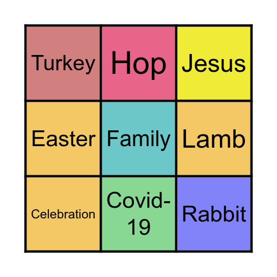 Easter Bingo! Bingo Card