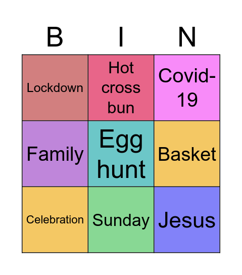 Easter Bingo! Bingo Card