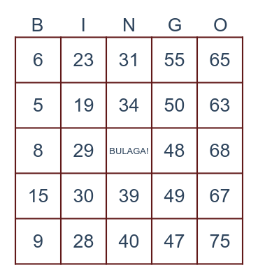 HAPPY EASTER MI FAMILIA Bingo Card