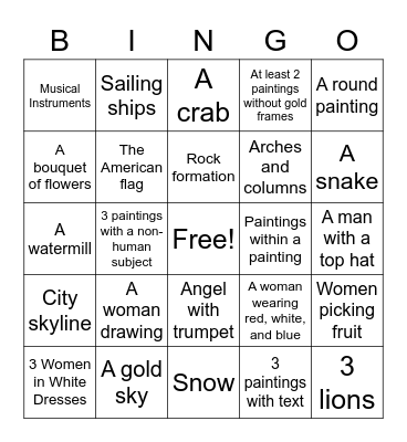 The Wonders of Collecting! Bingo Card