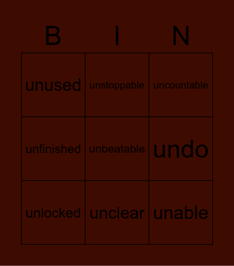 Jarrell 4C Bingo chart Bingo Card