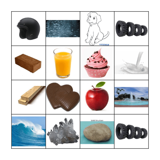Matter Bingo Card