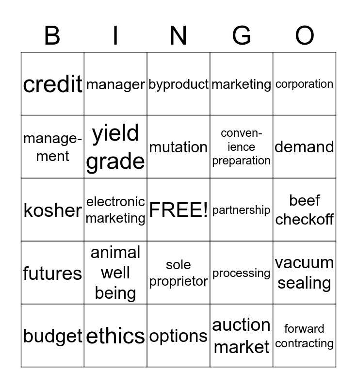 animal-science-terms-bingo-card