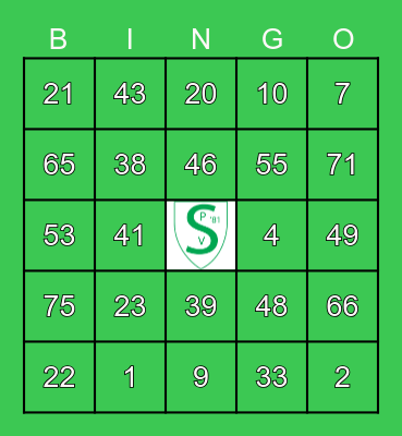 SPV '81 bestaat 40 jaar! Bingo Card