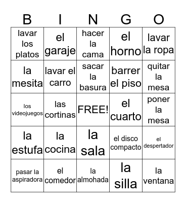 LOTERIA Bingo Card