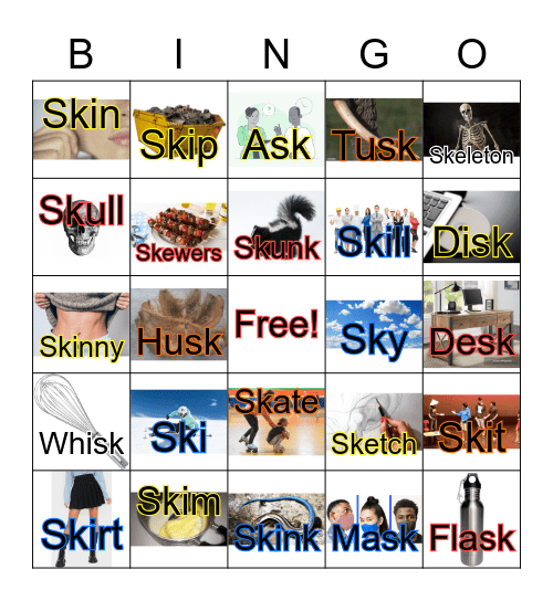 SK Bingo Card