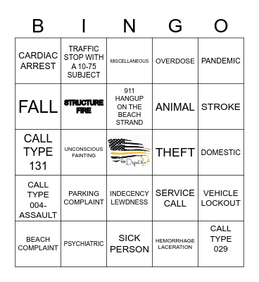 TC WEEK BINGO Card