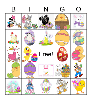 Spring Bingo Card