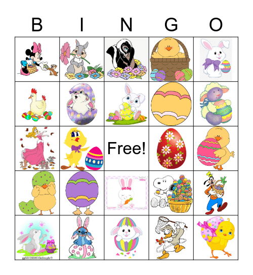 Spring Bingo Card