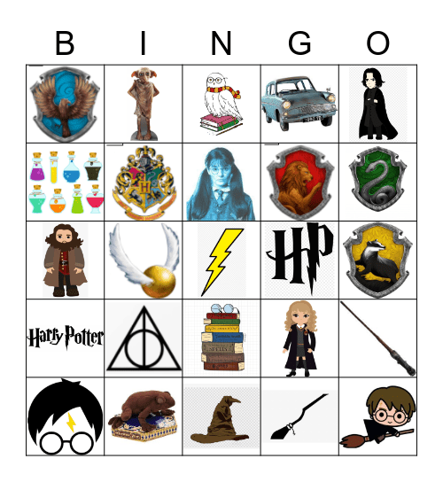 HARRY POTTER! Lab Week 2021 Bingo Card