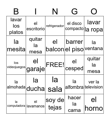 LOTERIA Bingo Card