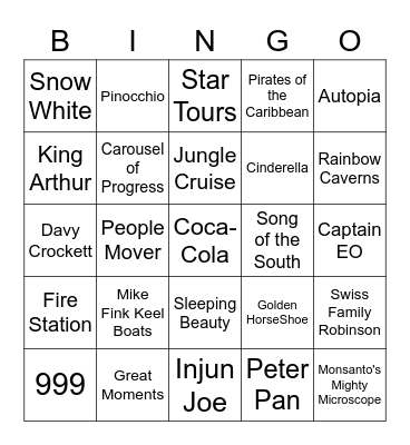 1975 +/- 10 years Bingo Card