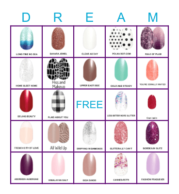 COLOR STREET - BINGO Card