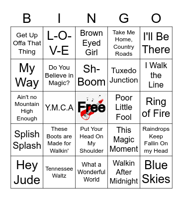 ROCKSTAR BINGO Card