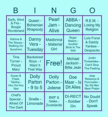 OW Borrel Bingo Card