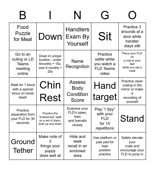 SPRING MYSTERY BINGO Card