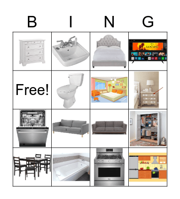 Muebles Bingo Card