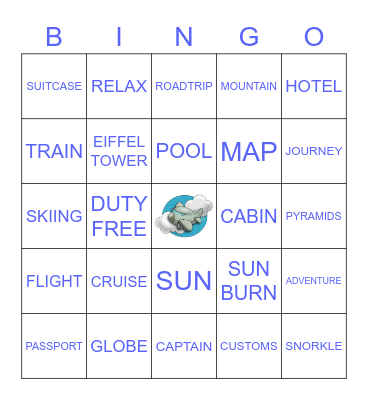 BON VOYAGE 🗺️ Bingo Card
