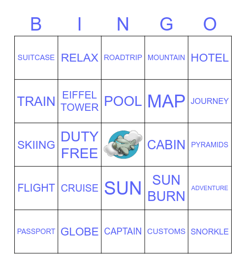 BON VOYAGE 🗺️ Bingo Card