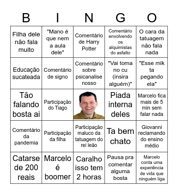 Bingo Do Marcelo Bingo Card