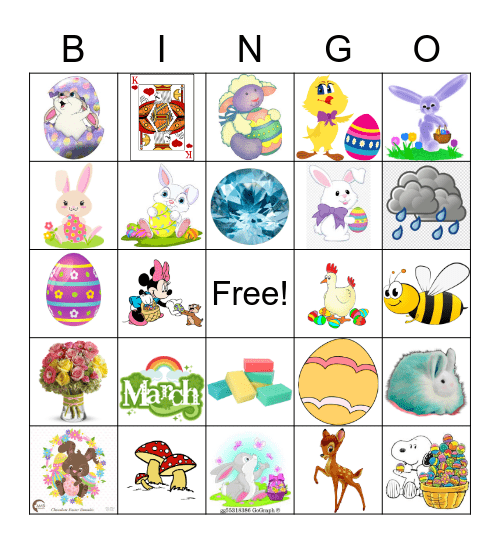 Spring Bingo Card