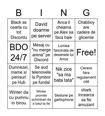 SUPER BINGO JAXOPOLIS Bingo Card