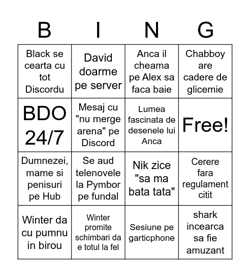 SUPER BINGO JAXOPOLIS Bingo Card