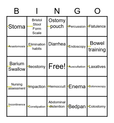 BM BINGO Card